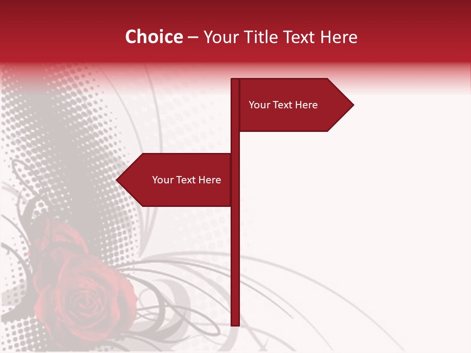 Grunge Valentine Fantasy PowerPoint Template