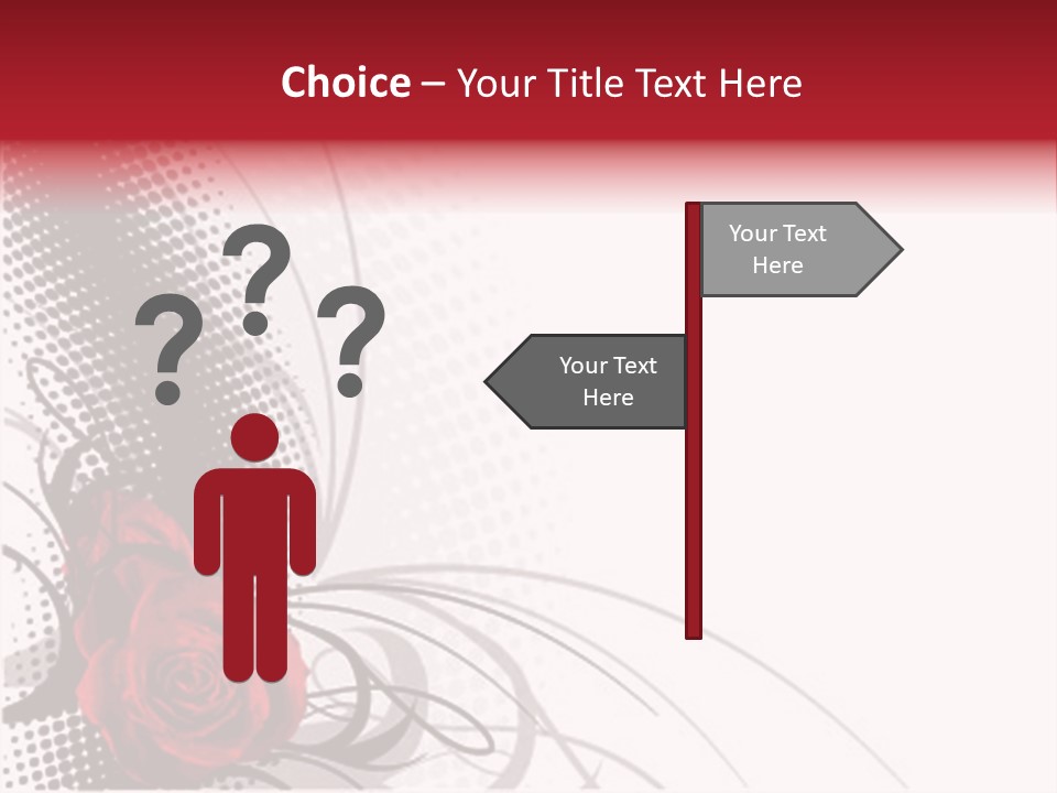 Grunge Valentine Fantasy PowerPoint Template