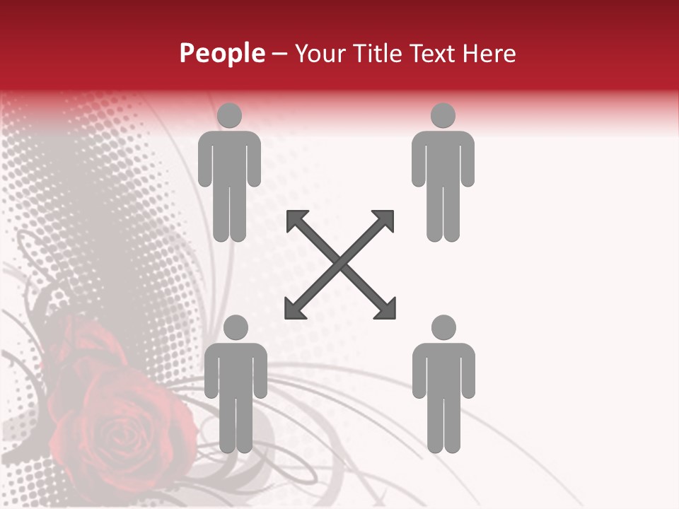 Grunge Valentine Fantasy PowerPoint Template