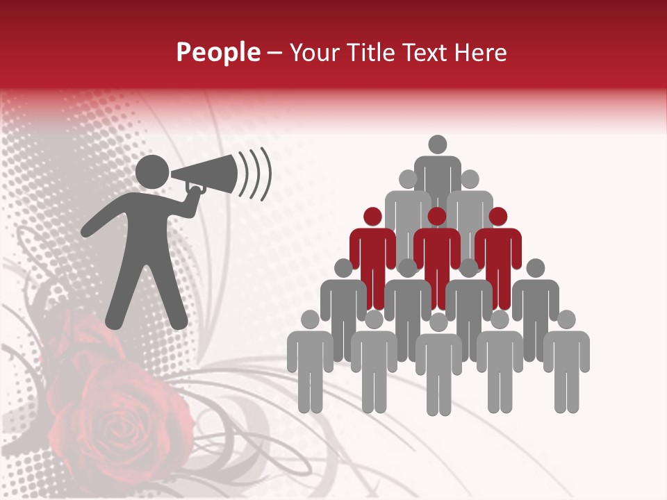 Grunge Valentine Fantasy PowerPoint Template