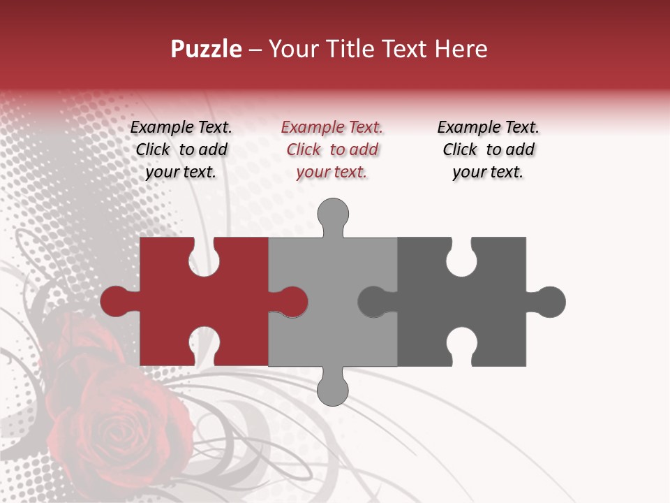 Heart Fantasy Retro PowerPoint Template