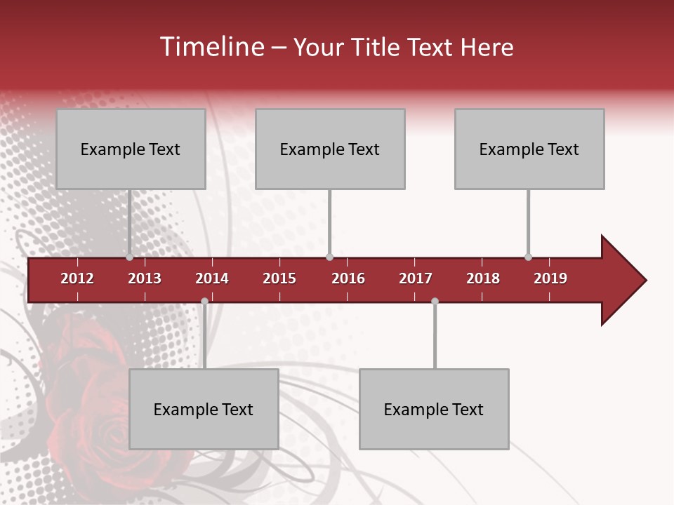 Heart Fantasy Retro PowerPoint Template