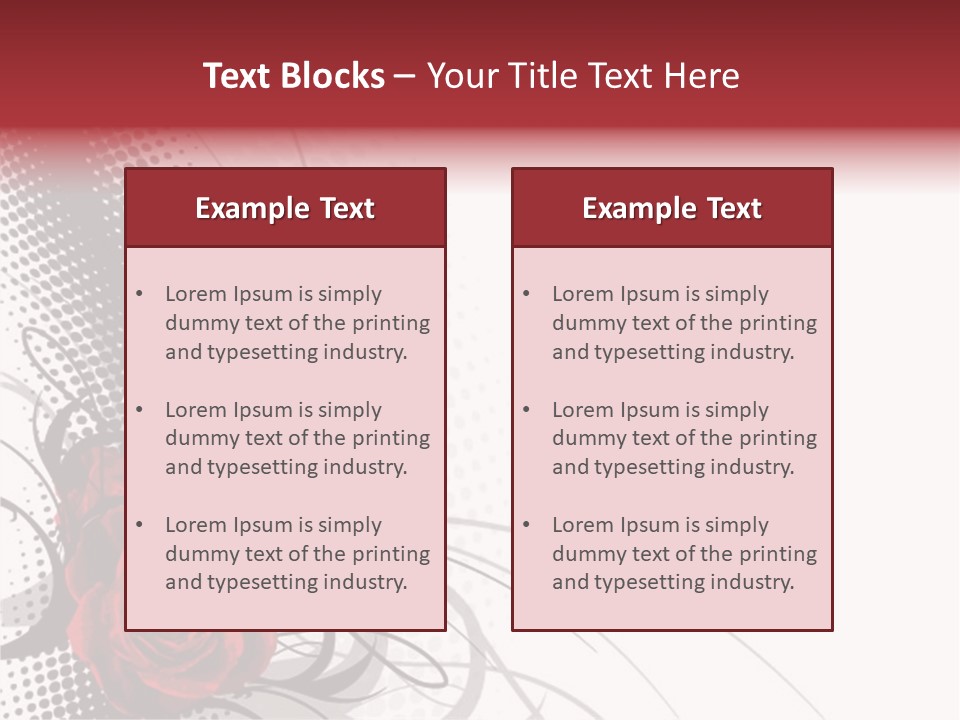Heart Fantasy Retro PowerPoint Template