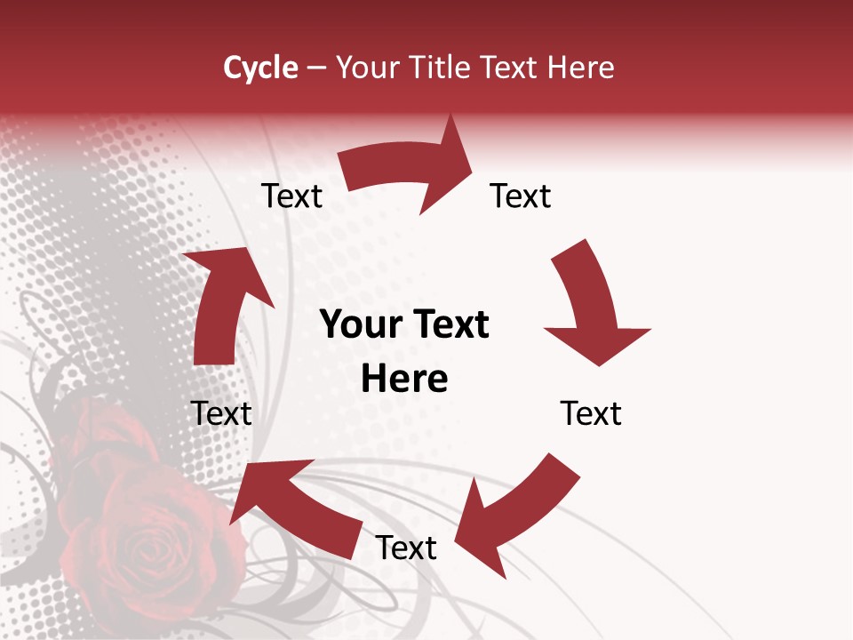 Heart Fantasy Retro PowerPoint Template