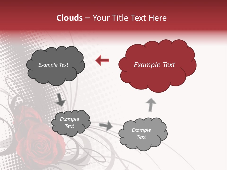 Heart Fantasy Retro PowerPoint Template