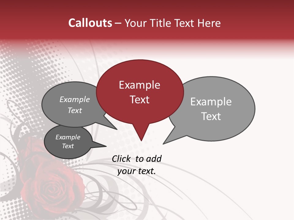 Heart Fantasy Retro PowerPoint Template