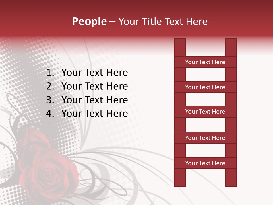 Heart Fantasy Retro PowerPoint Template