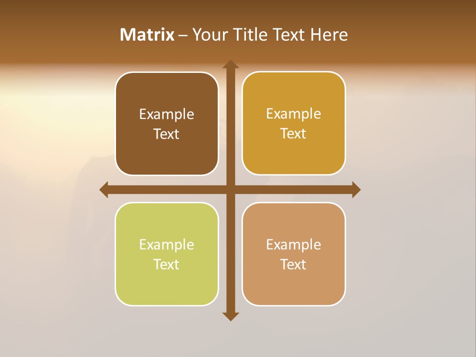 Hot Sand Mane PowerPoint Template