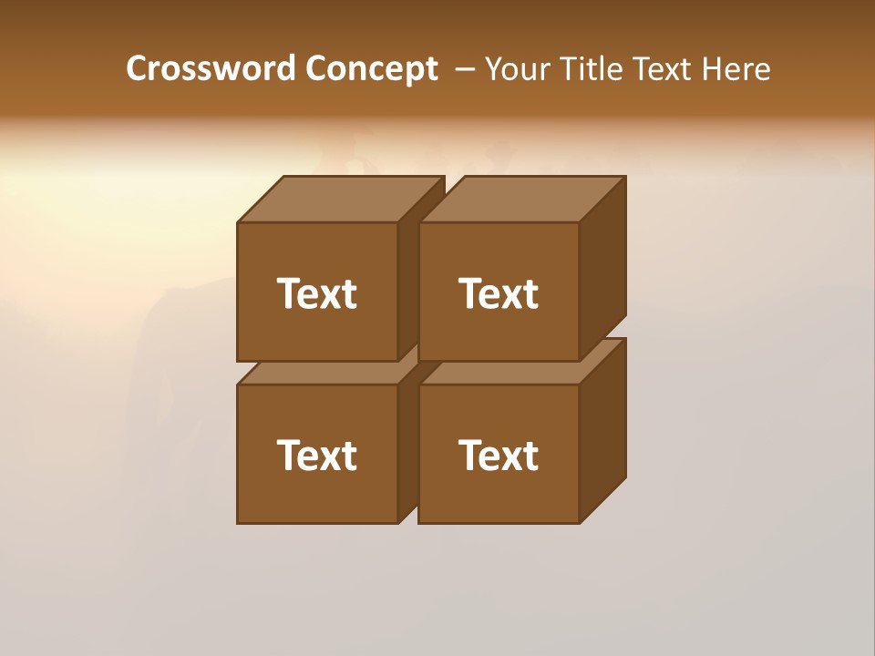 Hot Sand Mane PowerPoint Template
