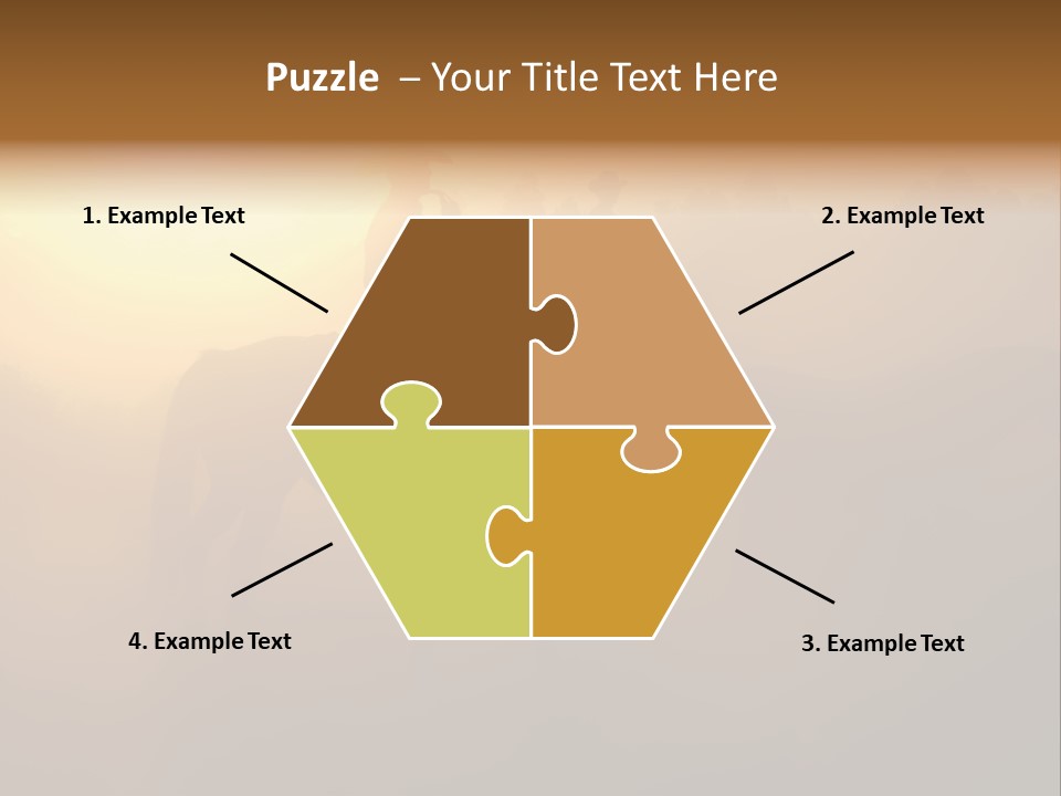 Hot Sand Mane PowerPoint Template