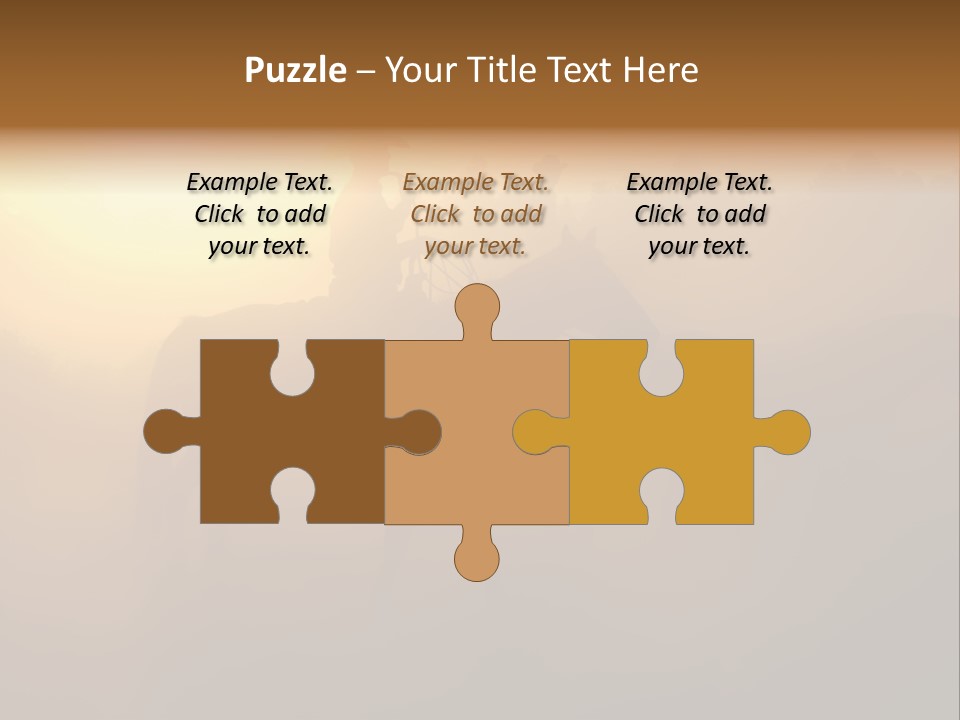 Hot Sand Mane PowerPoint Template