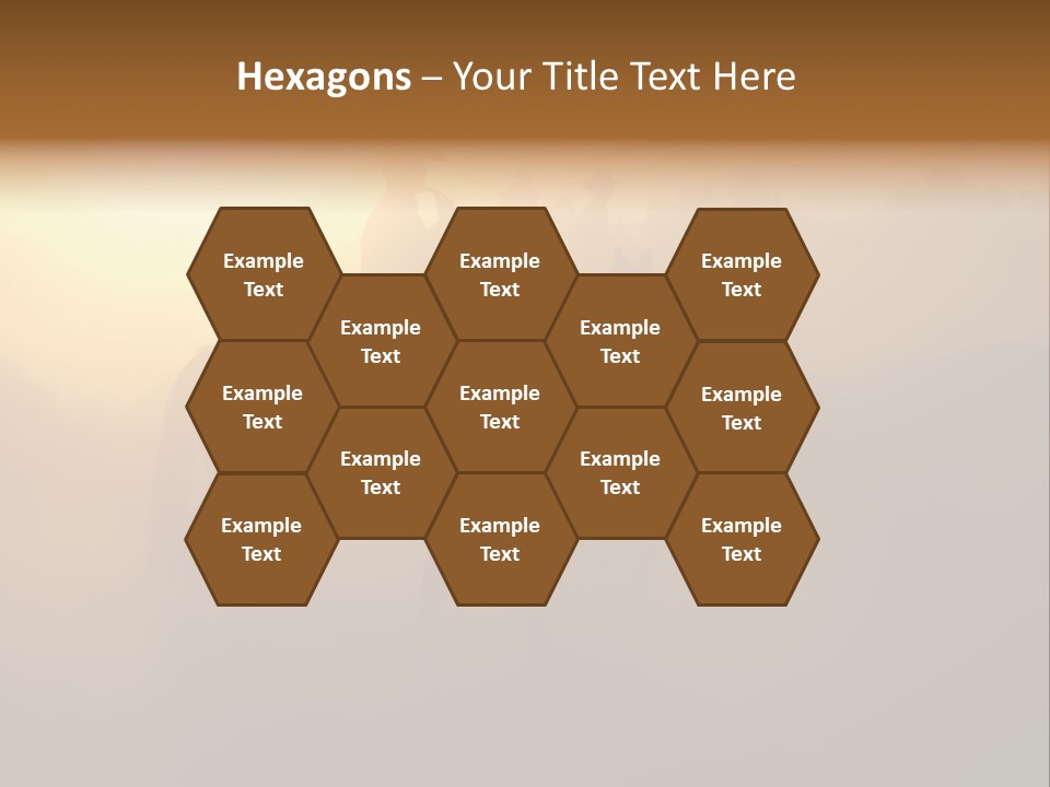 Hot Sand Mane PowerPoint Template