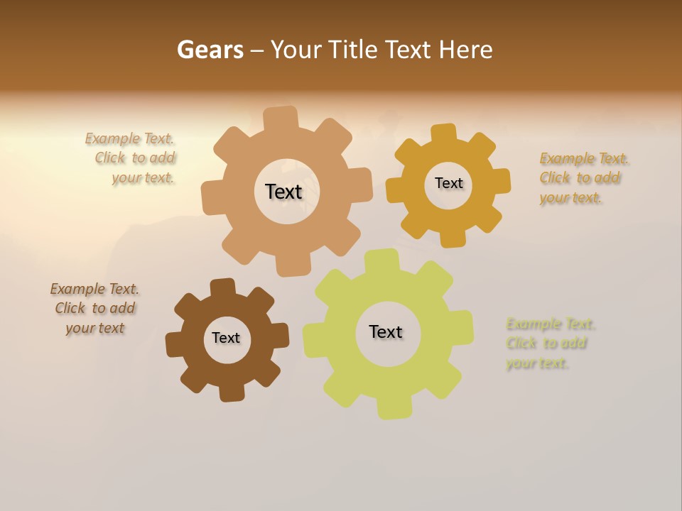 Hot Sand Mane PowerPoint Template