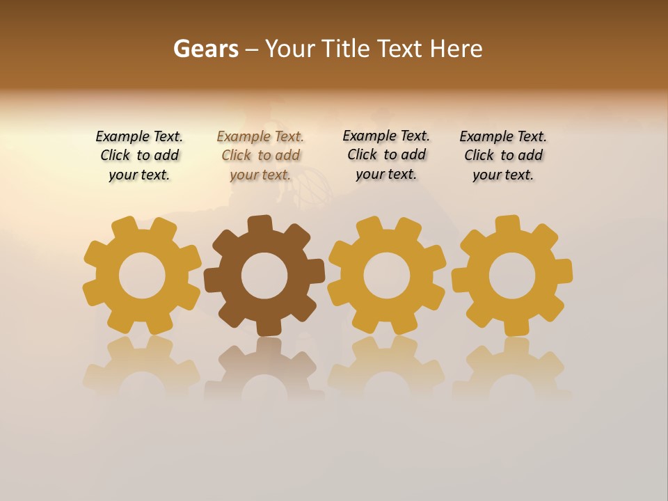 Hot Sand Mane PowerPoint Template