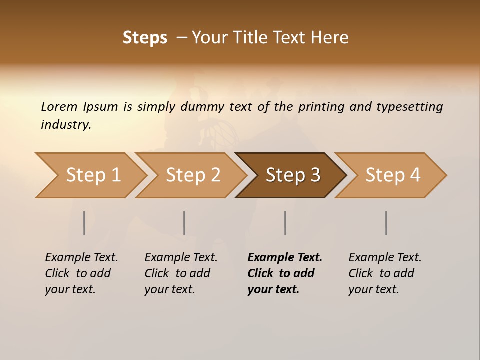 Hot Sand Mane PowerPoint Template