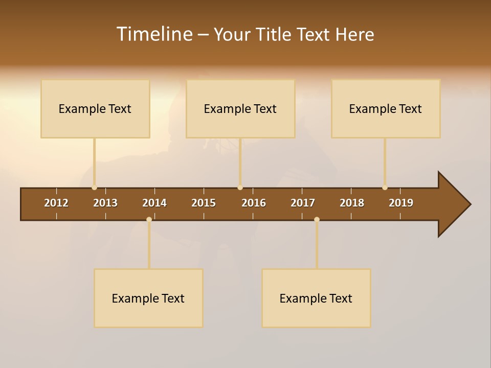 Hot Sand Mane PowerPoint Template