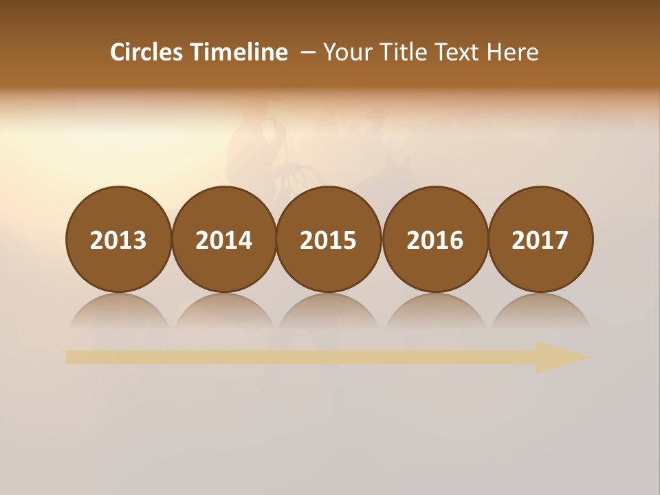 Hot Sand Mane PowerPoint Template