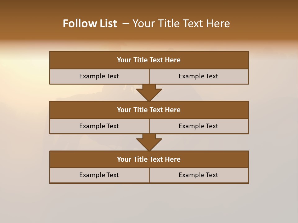 Hot Sand Mane PowerPoint Template