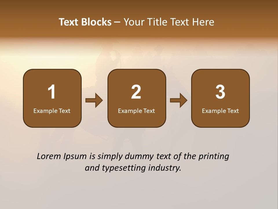 Hot Sand Mane PowerPoint Template