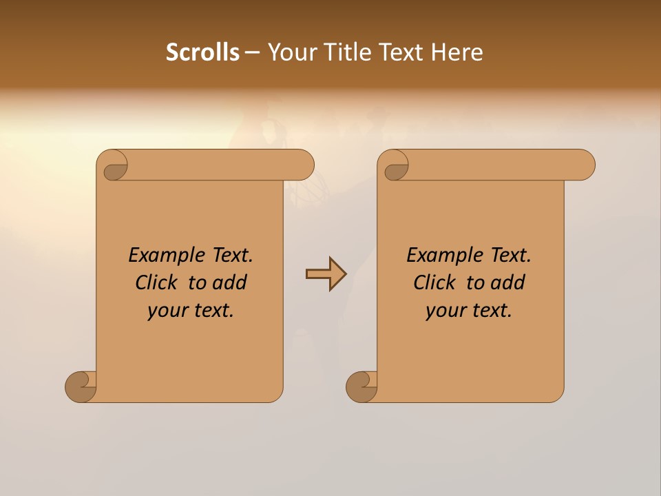 Hot Sand Mane PowerPoint Template