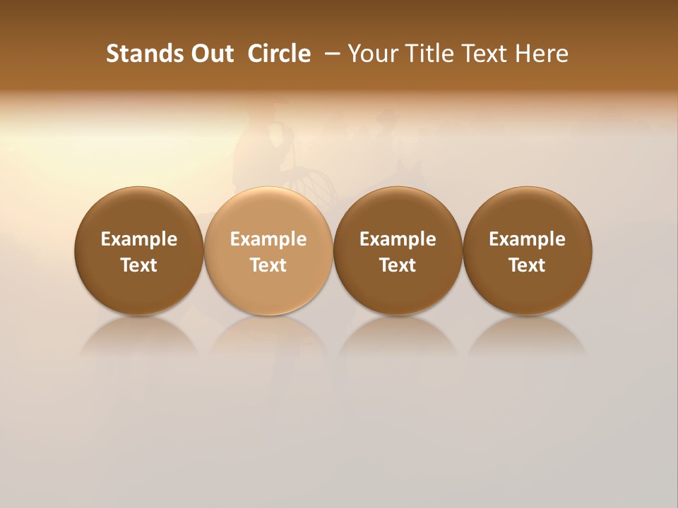 Hot Sand Mane PowerPoint Template