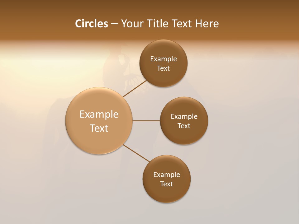 Hot Sand Mane PowerPoint Template