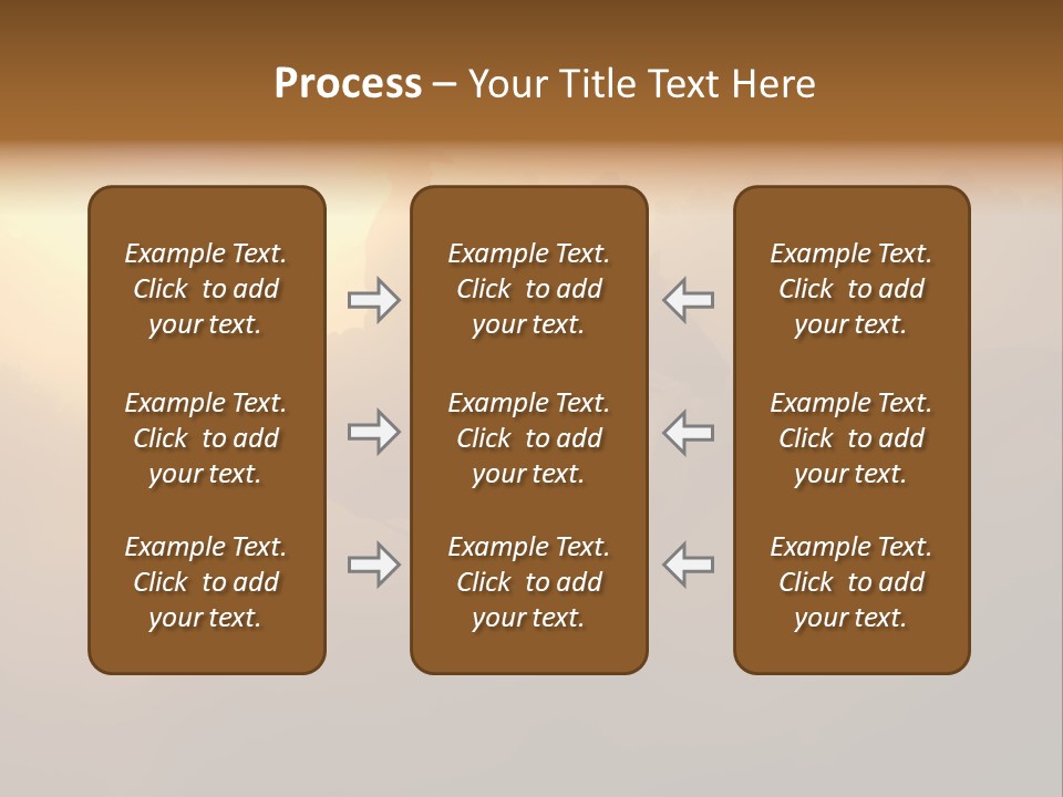 Hot Sand Mane PowerPoint Template
