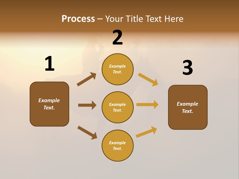 Hot Sand Mane PowerPoint Template
