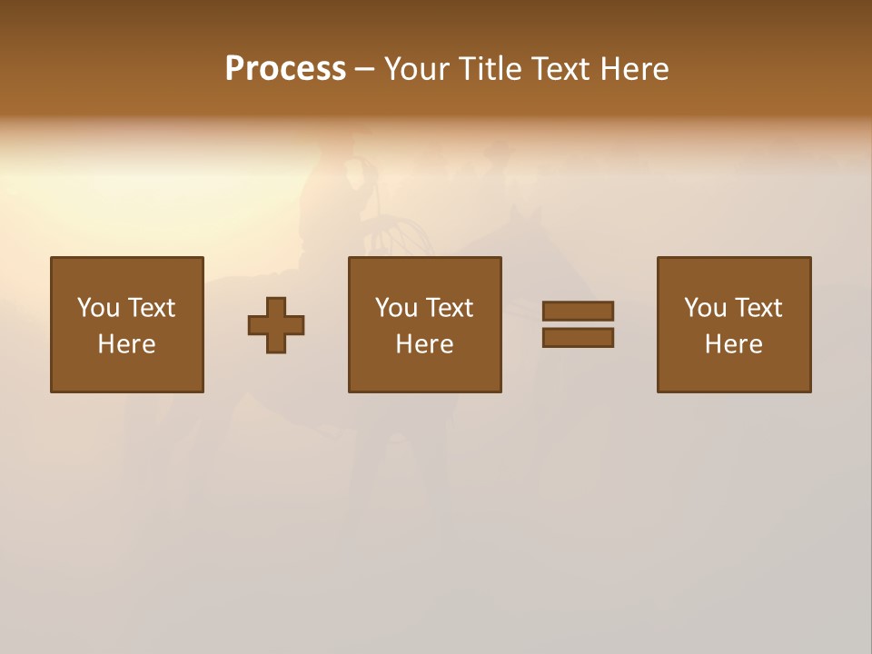 Hot Sand Mane PowerPoint Template