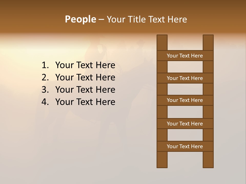 Hot Sand Mane PowerPoint Template