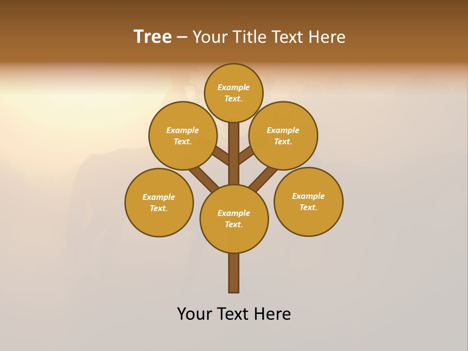 Hot Sand Mane PowerPoint Template