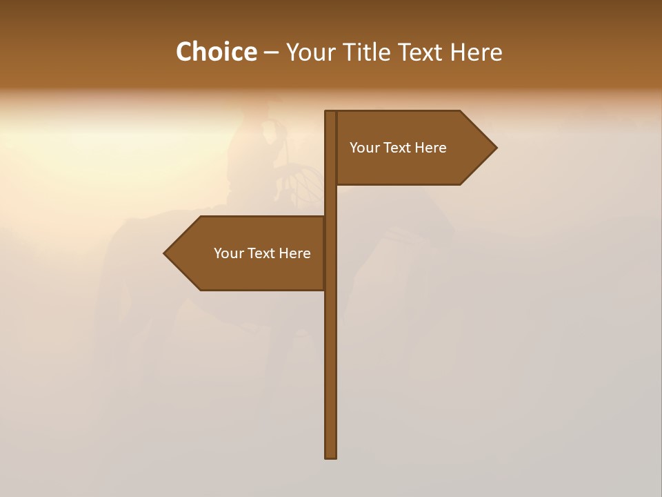 Hot Sand Mane PowerPoint Template