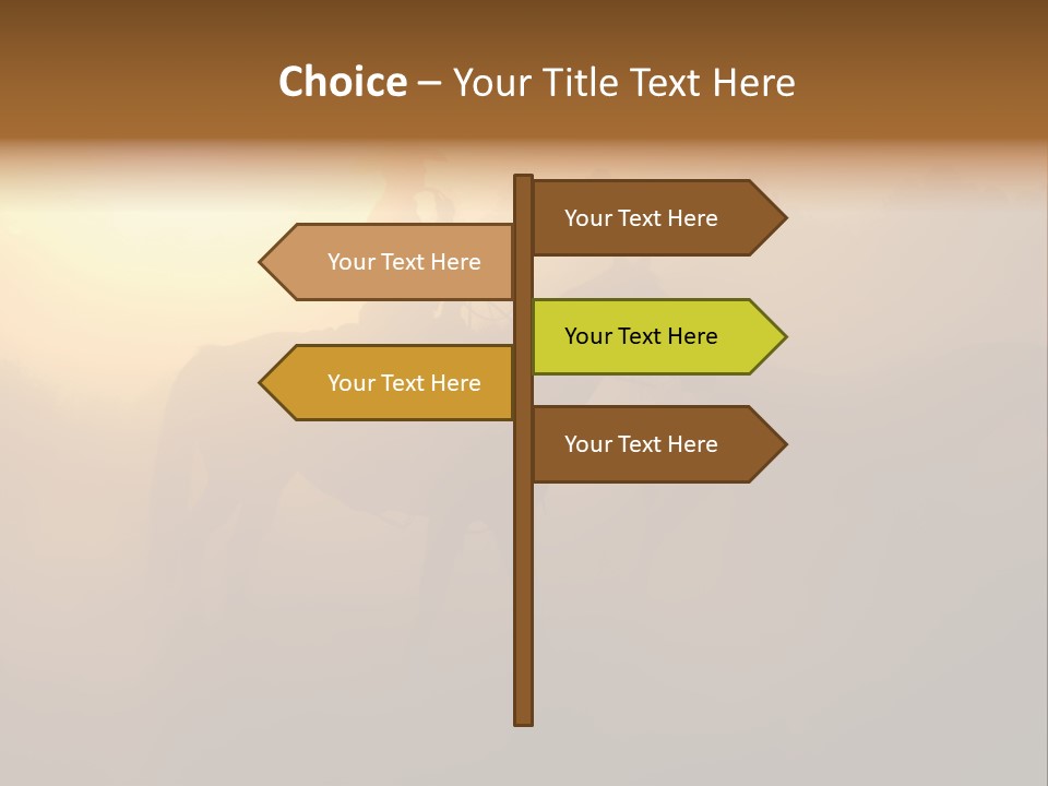 Hot Sand Mane PowerPoint Template