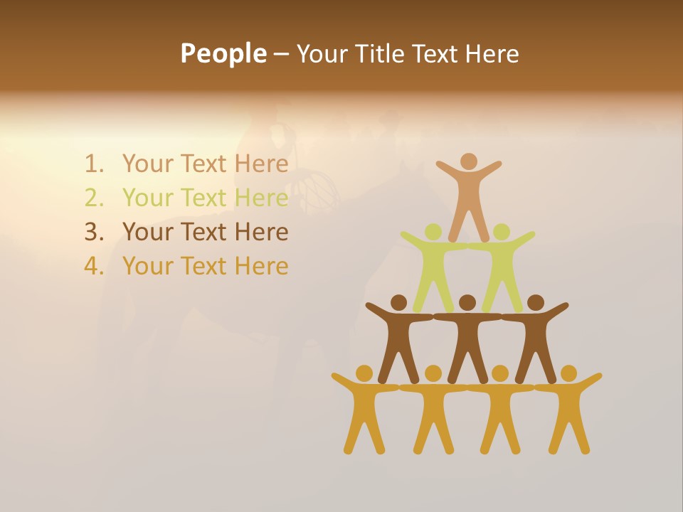 Hot Sand Mane PowerPoint Template