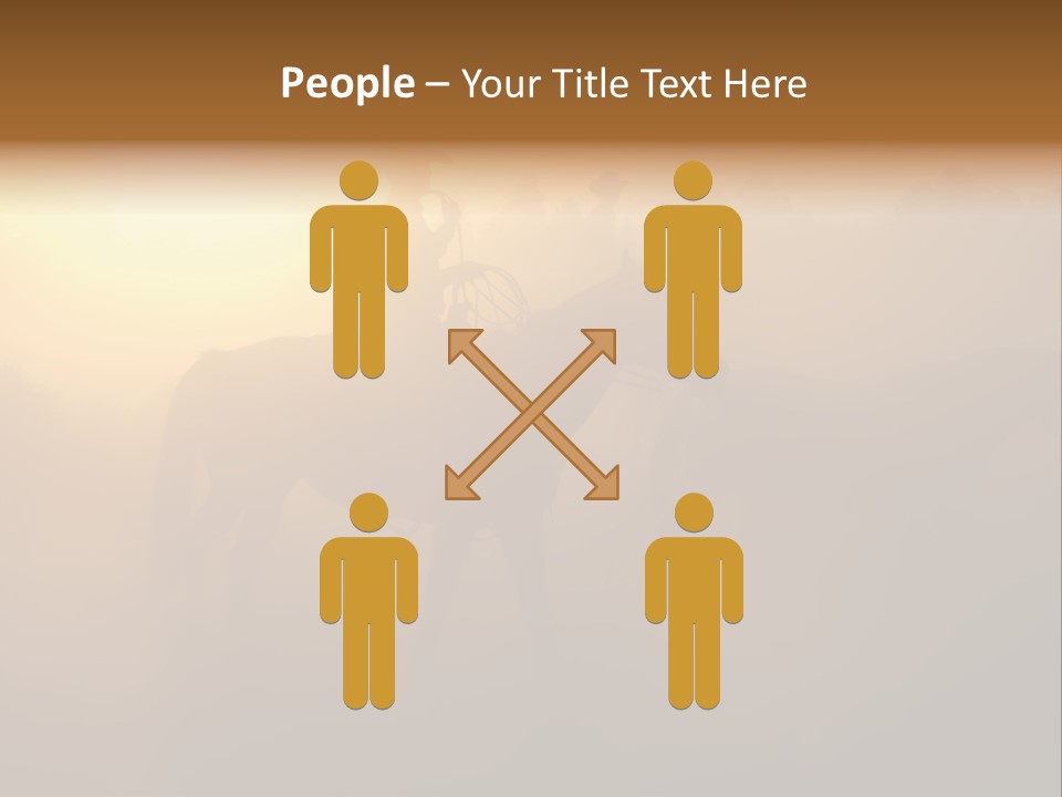 Hot Sand Mane PowerPoint Template