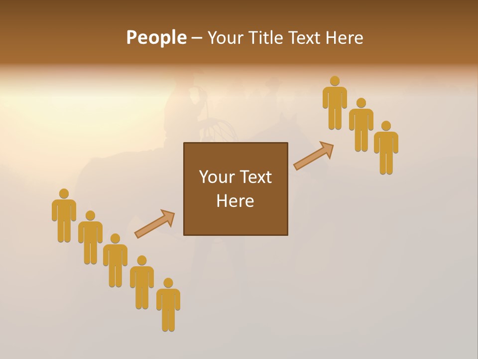 Hot Sand Mane PowerPoint Template