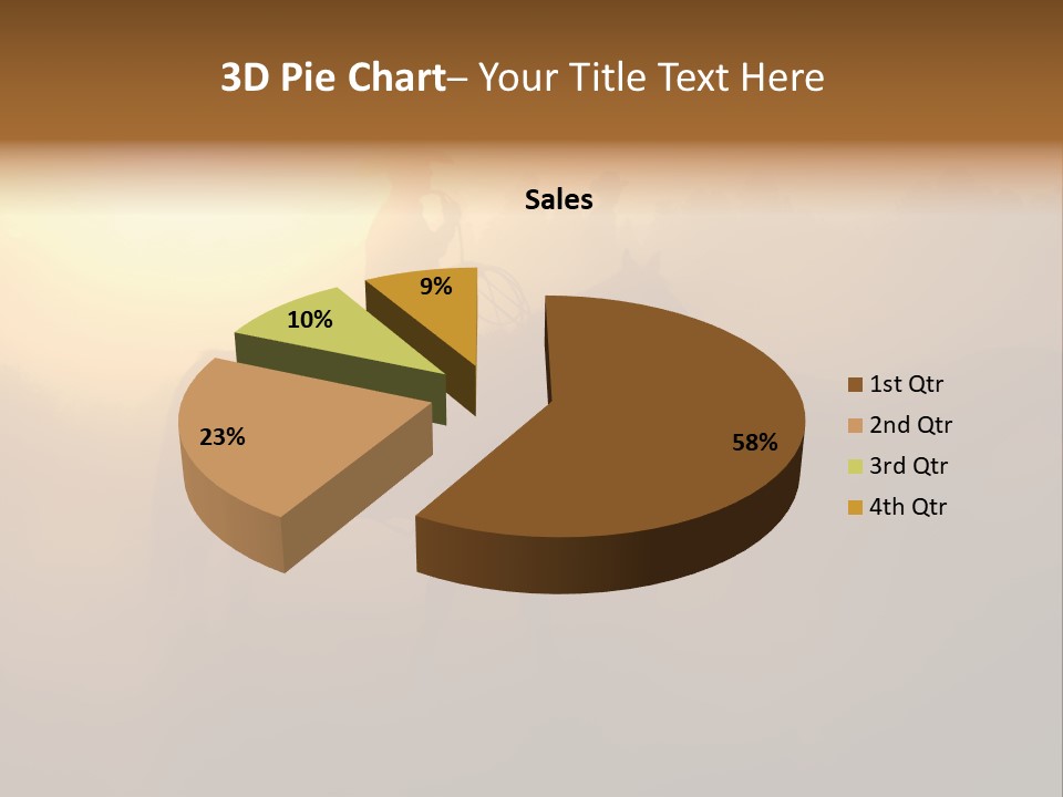 Hot Sand Mane PowerPoint Template