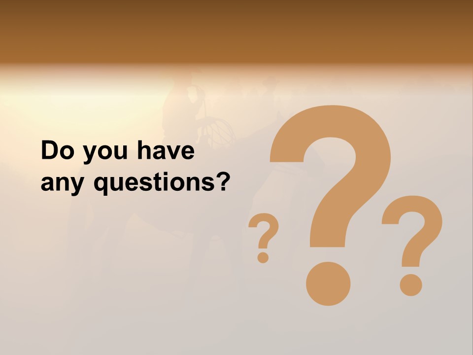 Hot Sand Mane PowerPoint Template