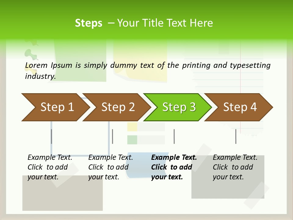 Illustration Sketch Message PowerPoint Template