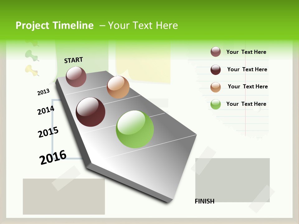Illustration Sketch Message PowerPoint Template