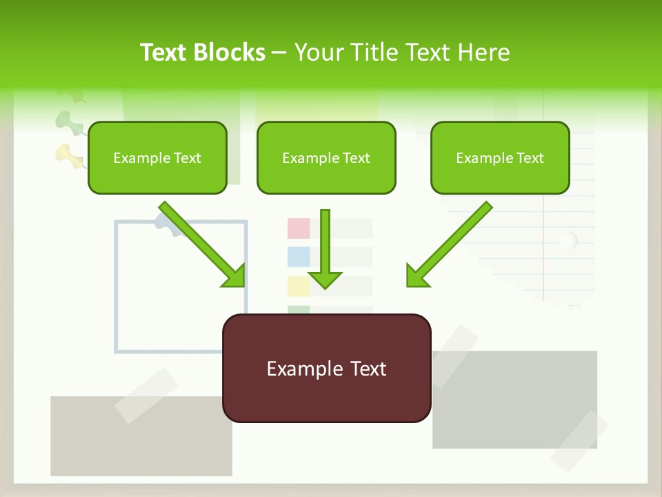 Illustration Sketch Message PowerPoint Template