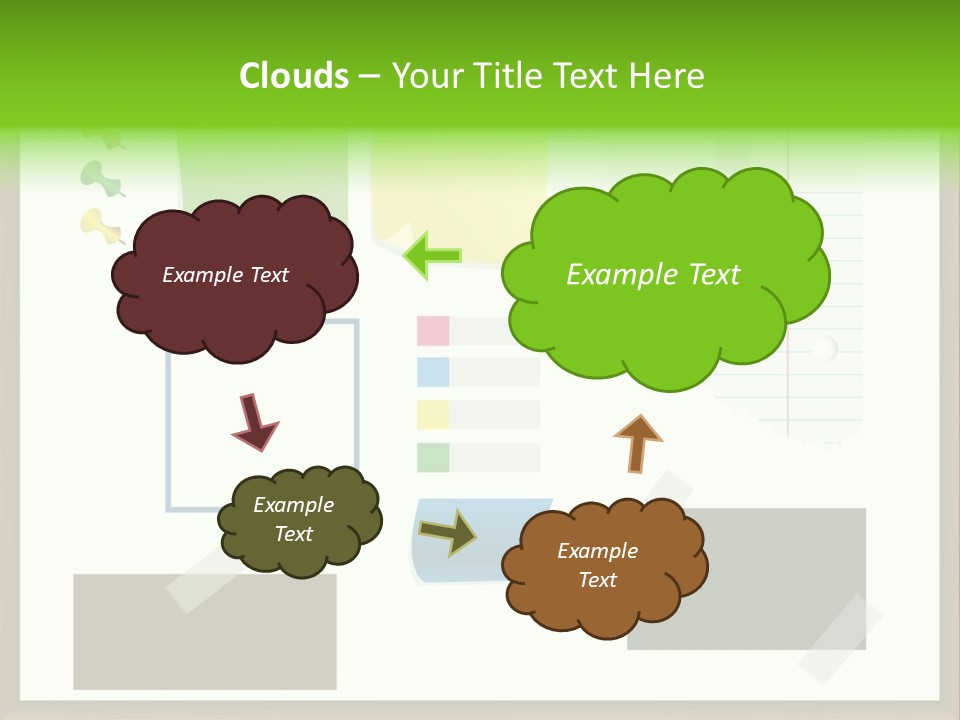 Illustration Sketch Message PowerPoint Template
