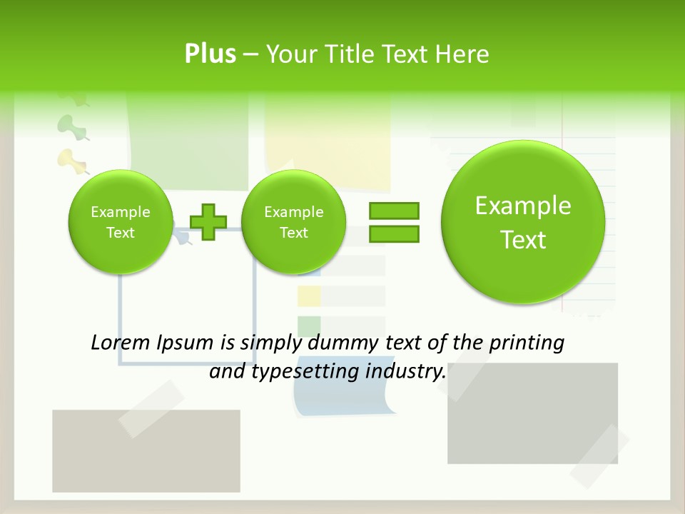 Illustration Sketch Message PowerPoint Template