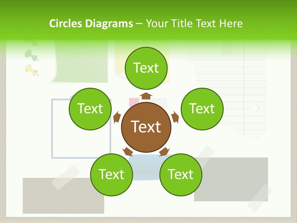 Illustration Sketch Message PowerPoint Template