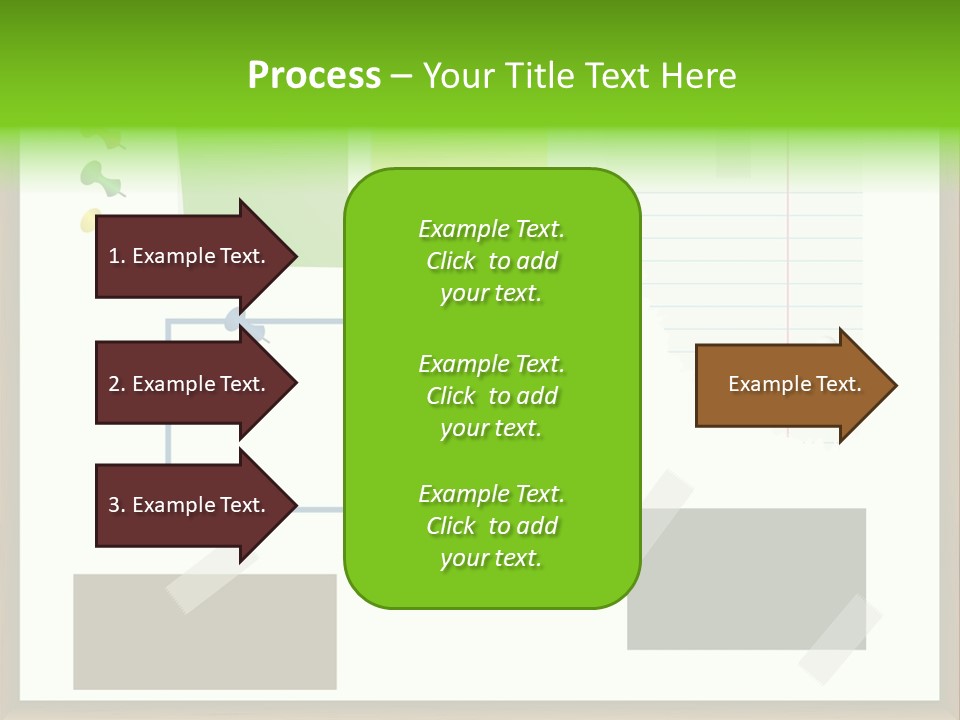 Illustration Sketch Message PowerPoint Template