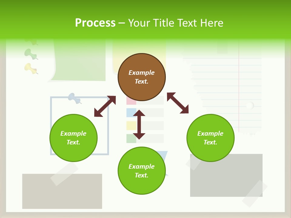 Illustration Sketch Message PowerPoint Template