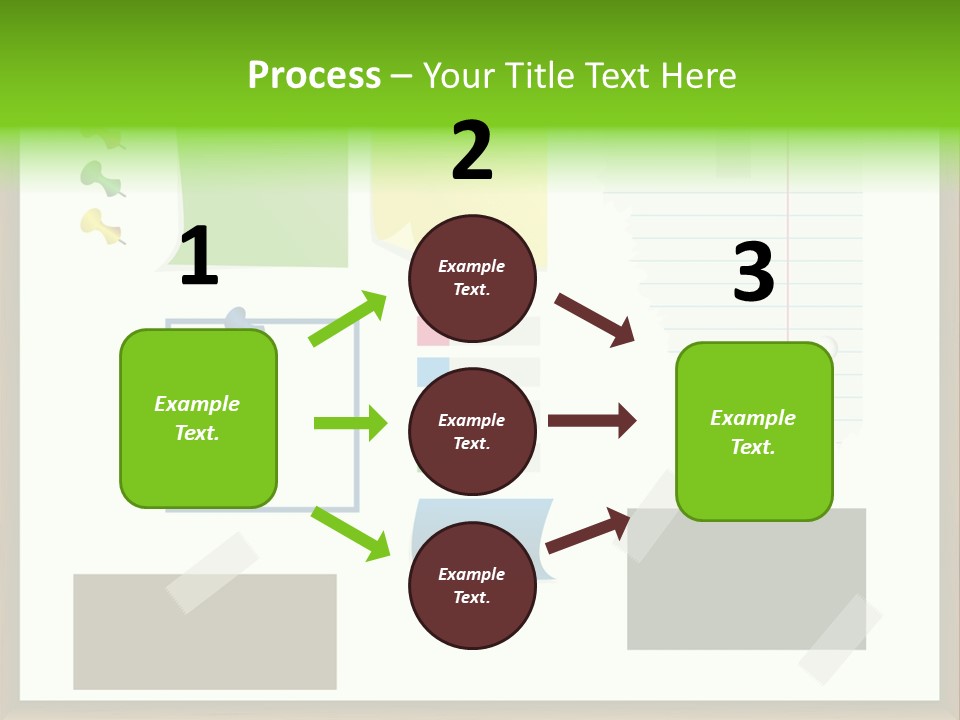 Illustration Sketch Message PowerPoint Template