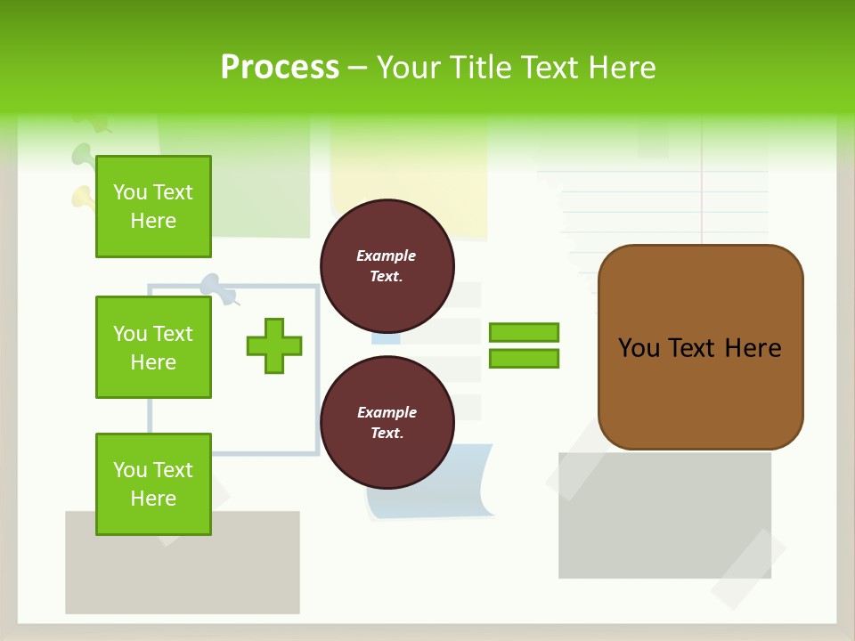 Illustration Sketch Message PowerPoint Template