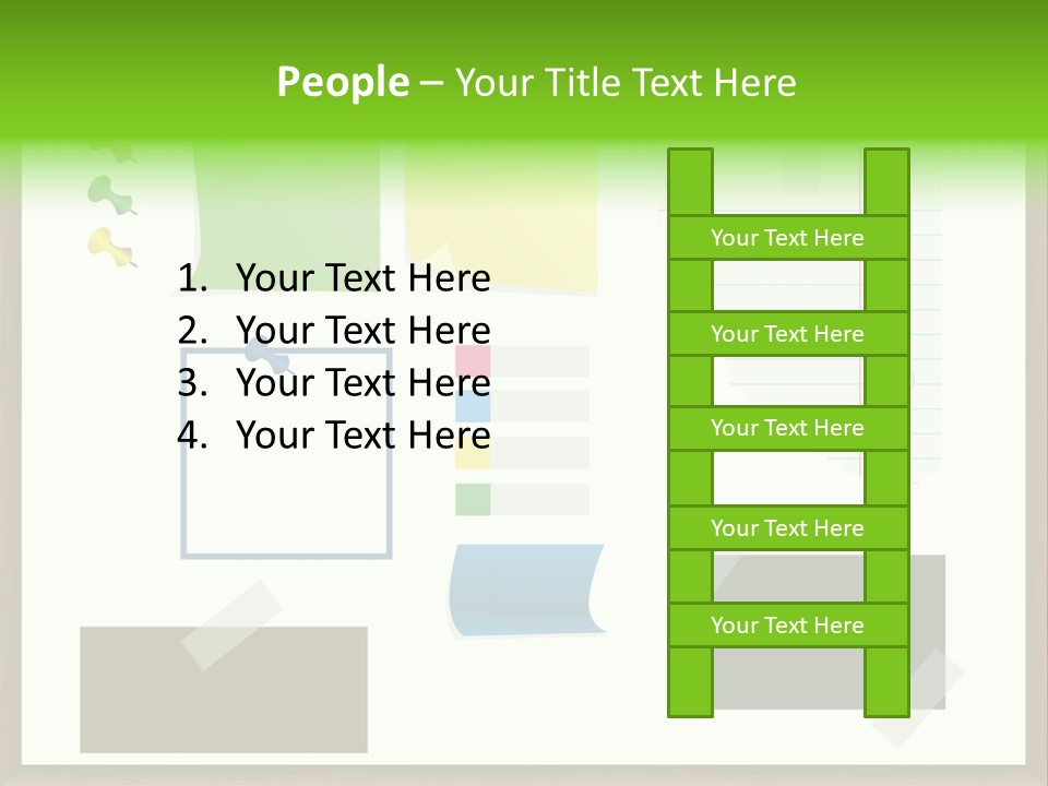 Illustration Sketch Message PowerPoint Template
