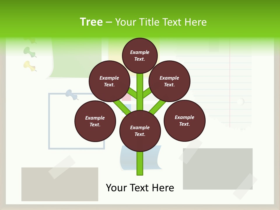 Illustration Sketch Message PowerPoint Template